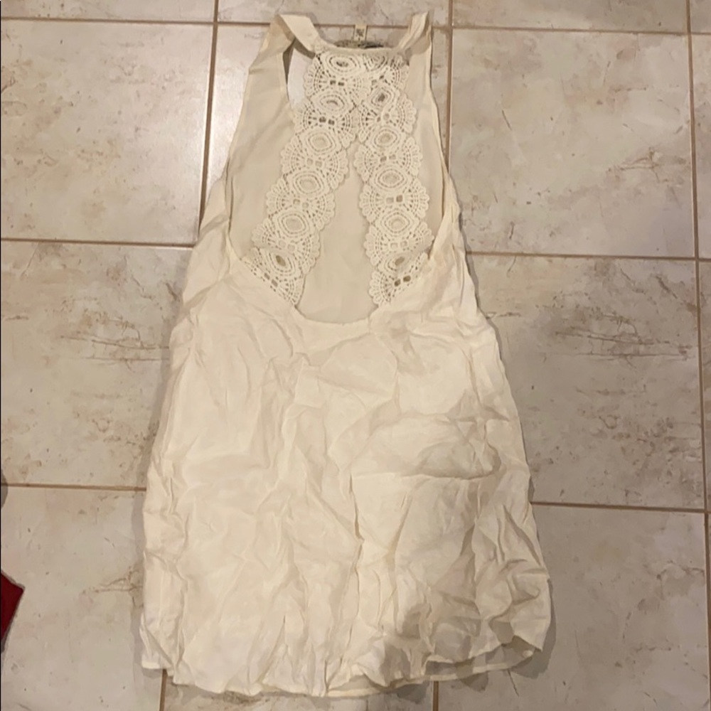 Stone cold fox tank dress with lace back